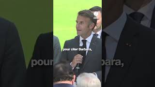 Emmanuel Macron  « Les Jeux ont montré le vrai visage de la France » [upl. by Yhtuv]