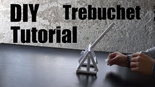 How To Make a Paper Trebuchet [upl. by Eblehs]