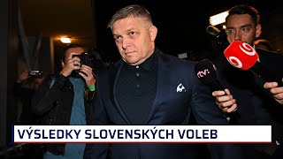 Volby u našich sousedů ovládl Ficův Smer Progresivné Slovensko je s odstupem druhé [upl. by Yblek]