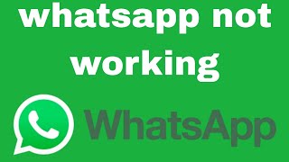 How To Fix Whatsapp Not Open Problem Android amp Ios  Fix Whatsapp Not Working Problem Android amp Ios [upl. by Ainitsirk]