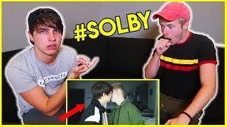 REACTING TO STRANGE SAM AND COLBY EDITS  Colby Brock [upl. by Radbun]