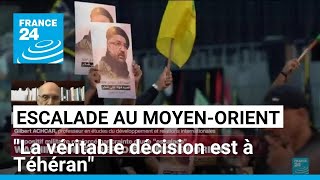 quotLe Hezbollah et lIran sont face à un véritable défiquot estime Gilbert Achcar • FRANCE 24 [upl. by Cock855]