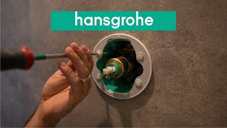 Tuto  Comment installer un mitigeur encastrable DOUCHE sur IBOX hansgrohe [upl. by Karilynn]