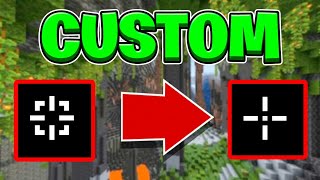 How To Get CUSTOM CROSSHAIRS In Minecraft Bedrock  Android IOS Windows 11 Xbox PS5 [upl. by Asir]