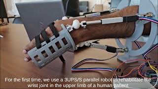 3UPSS Parallel Wrist Exoskeleton for Rehabilitation Post Stroke [upl. by Agnella498]