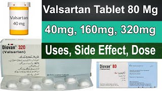 Valsartan 40 mg 80 mg 160 mg 320mg  Diovan 80mg  pharmacology Uses Side Effect Dose Hindi [upl. by Atneuqal]