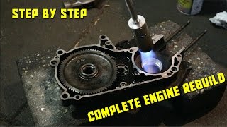 TOMOS ENGINE REBUILD HOW TO REPLACE A CRANKSHAFT [upl. by Eitteb]