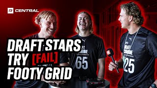 AFL DRAFT STARS TRY FAIL FOOTY GRID [upl. by Eimiaj711]