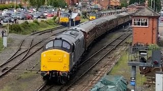 Class 37  37263  Tone amp Trash  Severn Valley Railway  Kidderminster  180523 [upl. by Lewis]