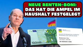 ⚡️Neuer Rentenzuschlag für Rentner Das hat die Ampel im Haushalt festgelegt [upl. by Aric]