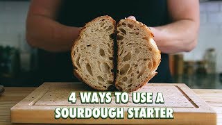 4 Easy Ways To Use A Sourdough Starter [upl. by Joannes320]