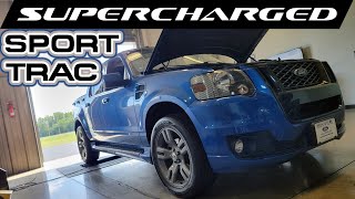 2010 Sport Trac Adrenaline EDELBROCK SUPERCHARGER DYNO Brenspeed Stryker Package 3V 46L [upl. by Eizzik]