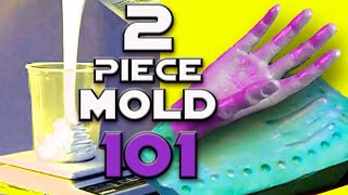 EASY How to Make a Two Part Mold amp Resin Casting [upl. by Ztirf]