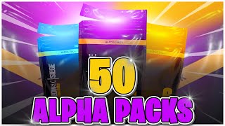 INSANE 50 ALPHA PACK OPENING  BLACK ICE MP5 MAYBE  Rainbow Six Siege [upl. by Avron]