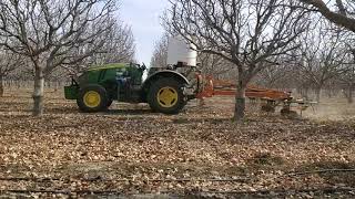 Autonomous Orchard Tractor with Rake [upl. by Lauretta]