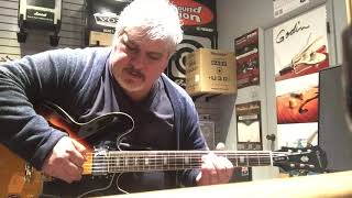 Epiphone vs Ibanez semihollow One of them disapointed me  Rick goes to the music store [upl. by Attennyl]