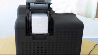 Fargo HDP5000 ID Card Printer  How to Load Cards [upl. by Wons]