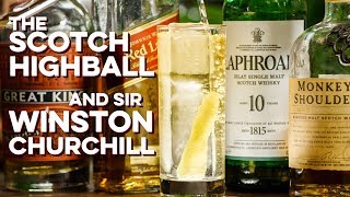 Drinking Four Scotch Highballs like Winston Churchill  How to Drink [upl. by Ahnavas175]