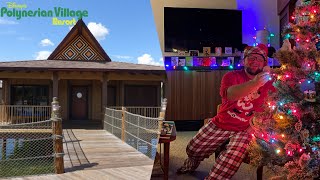 Disney’s Polynesian Bungalows Staycation On Christmas Eve 2020  Using Disney Vacation Club Points [upl. by Burnett]