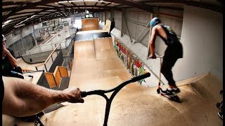 PRO SCOOTER RIDERS Vs MINI MEGA RAMP [upl. by Alli]