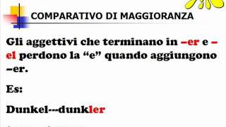 Lezioni di tedesco 37 comparativo di maggioranza [upl. by Assisi599]