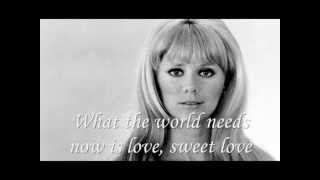 Jackie DeShannon  What the World Needs Now with lyrics [upl. by Assinna242]