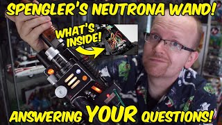 Hasbro Spenglers Neutrona Wand Answering YOUR questions  first look at the inside [upl. by Tiebout354]