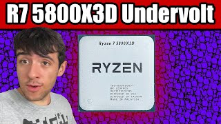 Undervolt your Ryzen 7 5800X3D for more FPS and Lower Temperature [upl. by Athenian220]