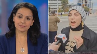 Lefties losing it Sky News host calls out woman trying to justify Hamas attacks [upl. by Manouch]