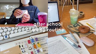 【study vlog】📝大学生の効率の良い勉強方法  放課後勉強ルーティン my after school study routine⌨️ [upl. by Ynohtnacram]