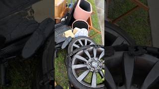 Mitsubishi evo alloy rims thrown away Easy money [upl. by Adelaja161]