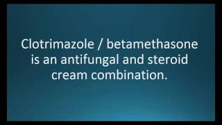 How to pronounce clotrimazole betamethasone Lotrisone Memorizing Pharmacology Flashcard [upl. by Grim]