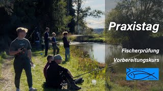 Praxistag der Angelschule Bayern 🎣  Vorbereitungskurs Fischerprüfung  Angelscheinkurs [upl. by Edelman226]