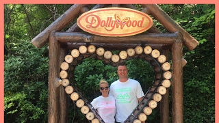 Dollywood Rides and Fun Day 2 Part 1 Gatlinburg and Pigeon Forge 2017 Anniversary Getaway [upl. by Oznecniv]