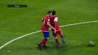 ATLETICO M VS RAYO VALLECANO PES 21 GAMEPLAY [upl. by Areis127]