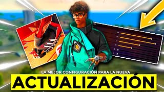 CONFIGURACIÓN COMPLETA PARA LA NUEVA ACTUALIZACIÓN DE FREE FIRE 2024 ⚙️  Dar todo rojo fácil [upl. by Covell]