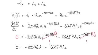 Second Order System Models  Example 4 Overdamped RLC Circuit [upl. by Arakal165]