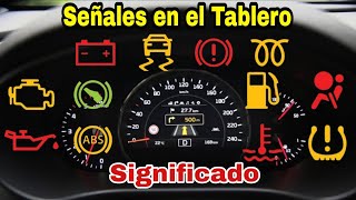 ⚠️ Esto Significan las Luces En el Tablero  SIGNIFICADO SEÑALES EN MI AUTO [upl. by Chaunce]