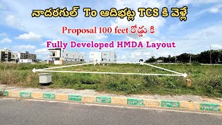 HMDA Open Plot  East Facing  Nadergul  Gurram Guda  Badangpet  Adibatla  Hyderabad Plots [upl. by Ernst]