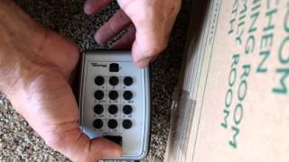 How to pick push button master lock realtor lockbox [upl. by Whall]