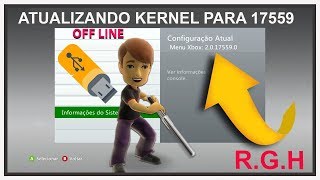 Atualizando RGH Para o Kernel17559  OFFLINE  Via USB ▪️ nº1354 [upl. by Meggy]