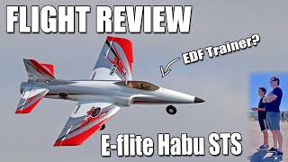 From the Field  Eflite Habu STS 70mm EDF Jet RTF Smart Trainer Flight Review The RC Geek [upl. by Eceinahs]