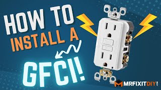 HOW TO INSTALL A GFCI OUTLET [upl. by Claudina416]