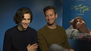 Armie Hammer amp Timothée Chalamet cute moments Part 2 [upl. by Gavrielle181]