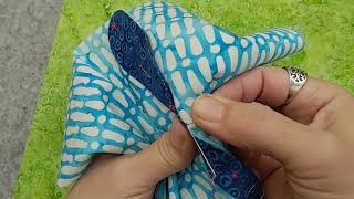 Invisible Applique Stitch for Hand Applique [upl. by Eilatan]