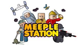 Meeple Station 🚀  Eine RaumstationSimulation GAMEPLAY GERMAN DEUTSCH [upl. by Kcirdle763]