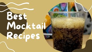 Best Mocktail Recipes of Indian ASMR Bites  Best Mojito Recipes [upl. by Cristionna]