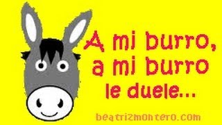 A mi burro  Canciones infantiles [upl. by Nerin]