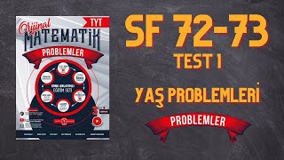 PROBLEMLER FASİKÜLÜ YAŞ PROBLEMLERİ TEST 1 SF 6871 NURETTİN TOPRAK [upl. by Charlene]