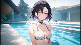 Table girlLets experience the joy of swimming together🎵lofi hip hop radio beats to relaxstudy💕 [upl. by Aneeuqahs]